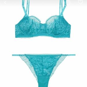 NWT Adore Me Evah Bra & Panty Set 36C Medium